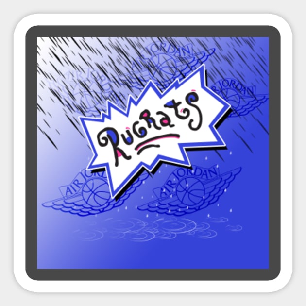 Rugrats AIR JORDAN Rugrats 90s Nickelodeon Cartoon Nic Sticker